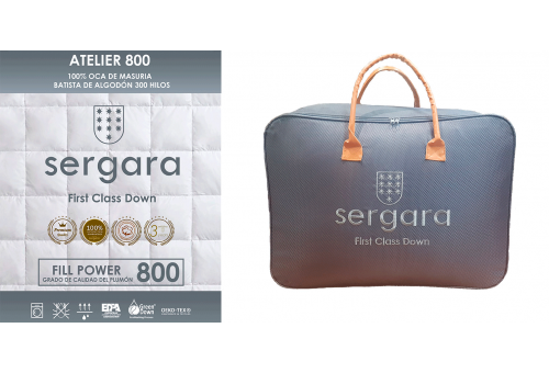 Sergara Atelier 800 Dual-Wärme | Daunendecke