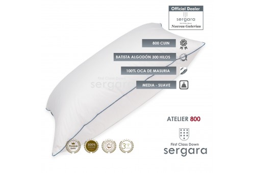 Sergara Atelier 800 Fill Power Goose Down Pillow | Soft