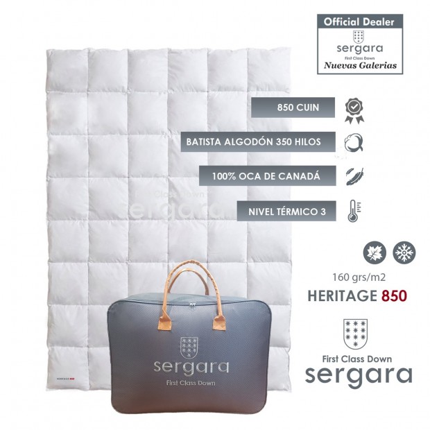Piumino d´Oca Sergara Heritage 850 | Autunno