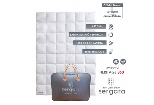 Piumino d´Oca Sergara Heritage 850 | Autunno