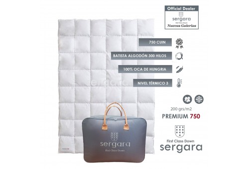 Sergara Premium 750 Fill Power Autumn Down Comforter