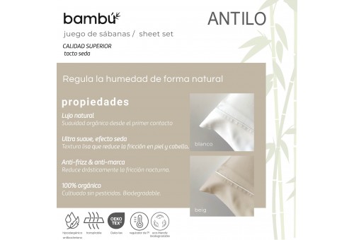 Sommerbettwäsche Manterol | Bamboo Rose - 300 Fäden