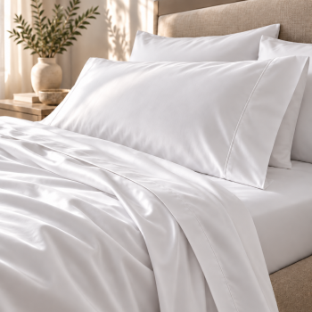 Sergara Sheet Set | Savena White 300 Thread Count