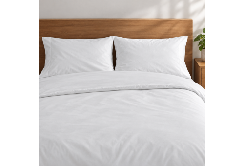 Housse de Couette Sergara | Savena Blanc 300 Fils