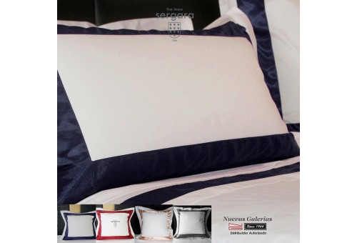 Drap Sergara de coton Égyptien 600 fils | Bicolor