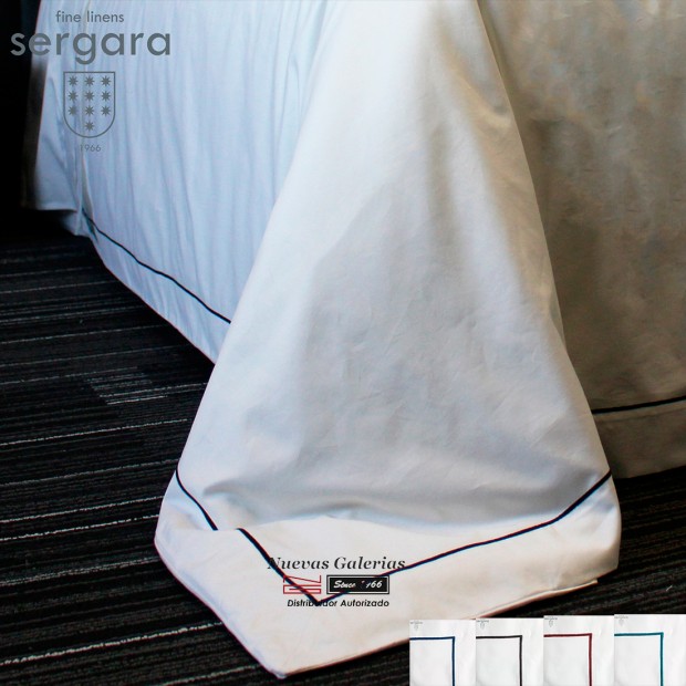 Housse de couette Sergara de coton Égyptien 600 fils | Bourdon