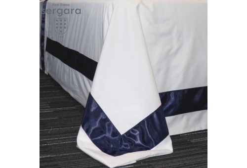 Housse de couette Sergara de coton Égyptien 600 fils | Bicolor