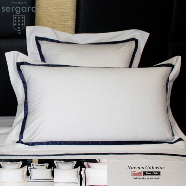 Sergara Pillowcase 600 Thread Egyptian Cotton Sateen | Illusion
