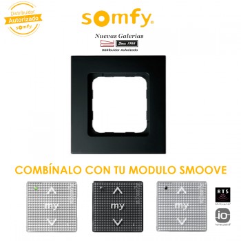 Cadre Smoove Black | Somfy