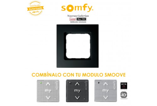 Cadre Smoove Black | Somfy