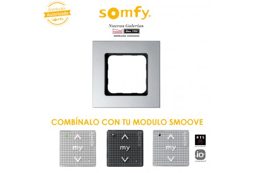 Cornice Silver per moduli di comando Smoove | Somfy