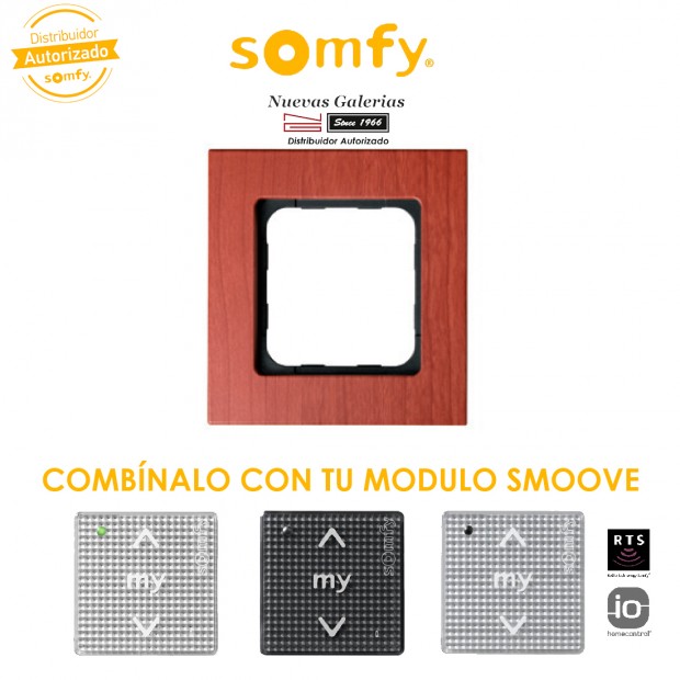 Cornice Cherry per moduli di comando Smoove | Somfy