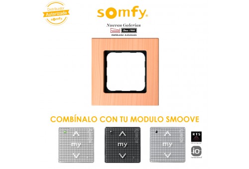 Cadre Smoove Light Bamboo | Somfy