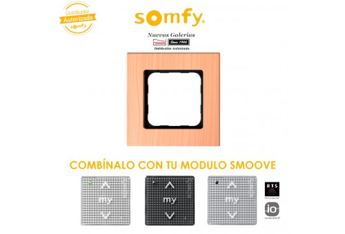 Smoove Rahmen Light Bamboo | Somfy