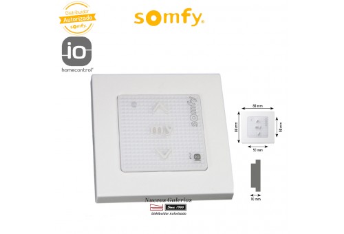 Commande murale Smoove Origin RTS Pure | Somfy