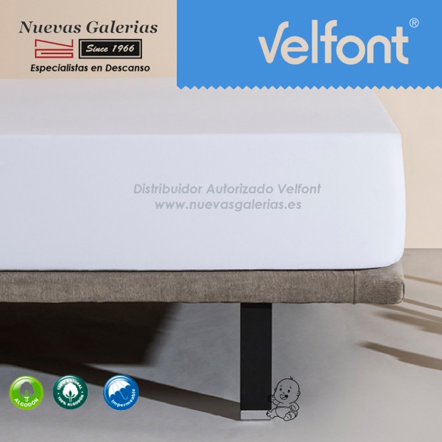 Drap Housses Velfont | imperméable blanc 60x120