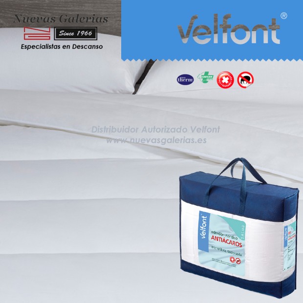 Piumino sintetico Velfont antiacaro Primavera | Acarsan®