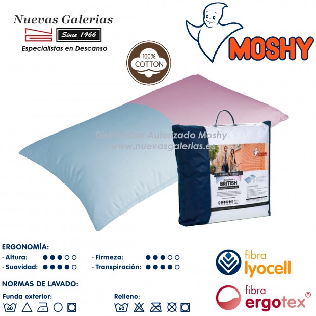 Oreiller Fibre Lyocell-Ergotex®| Moshy British