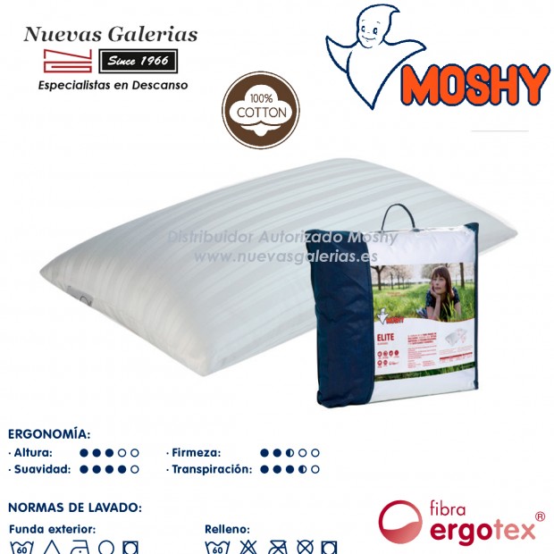 Oreiller Fibre Ergotex®| Moshy Elite