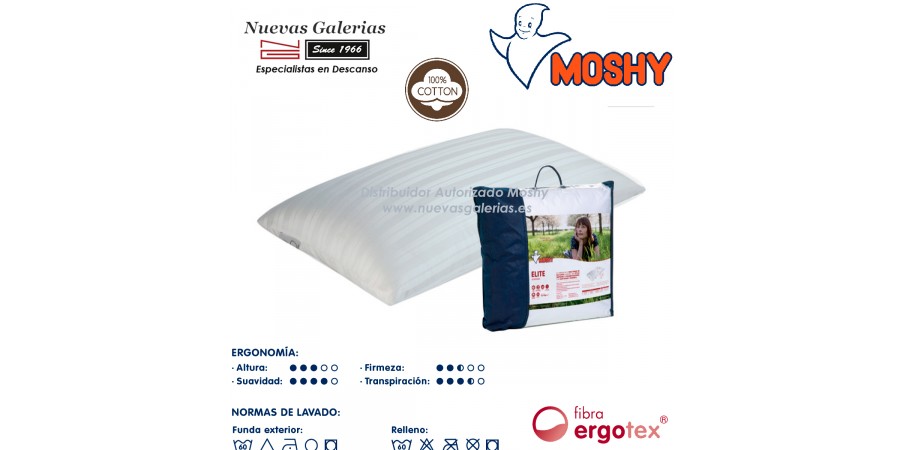 Cuscino Fibra di Ergotex® | Moshy Elite