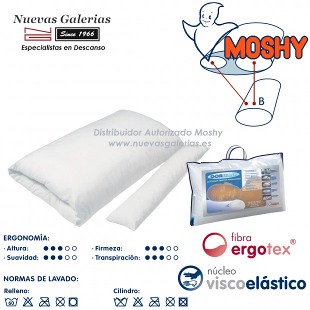 Moshy Viscoelastisches ergonomisch Kissen | Doreiller