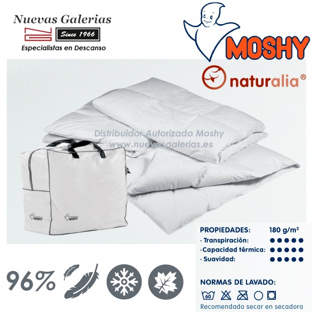 Couette naturelle 96% Duvet D'oie 180 grs | Teide Moshy