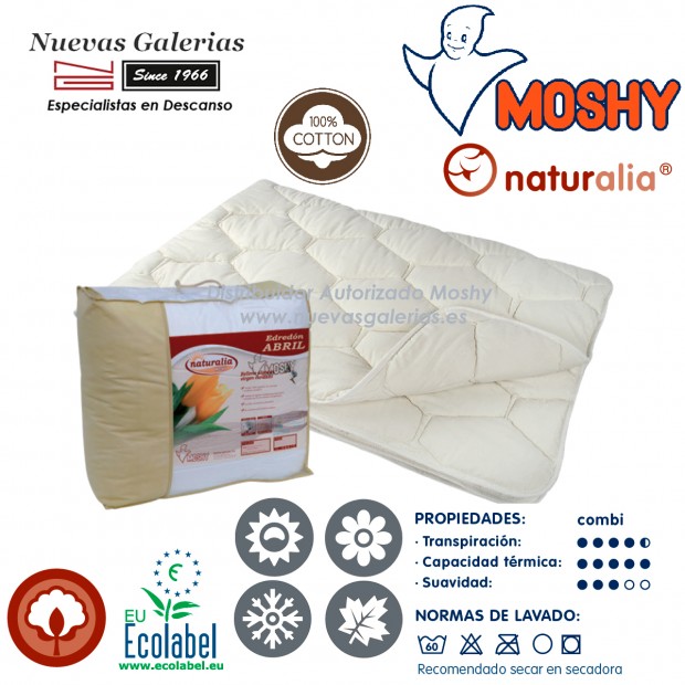 Coton Couette naturelle 4 Saisons | Naturalia Abril Moshy