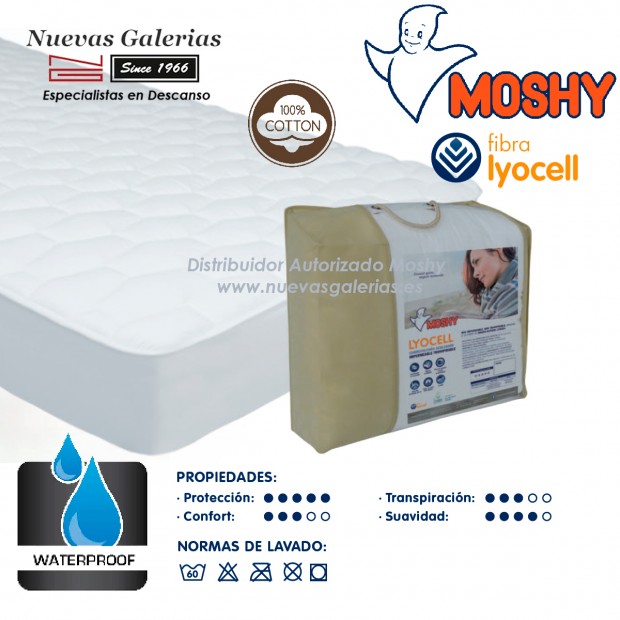 Protège-matelas bouclette Imperméable et Hyper-respirant | Lyocell® Moshy