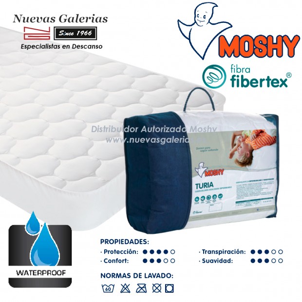 Coprimaterasso impermeabile | Turia Fibertex® Moshy