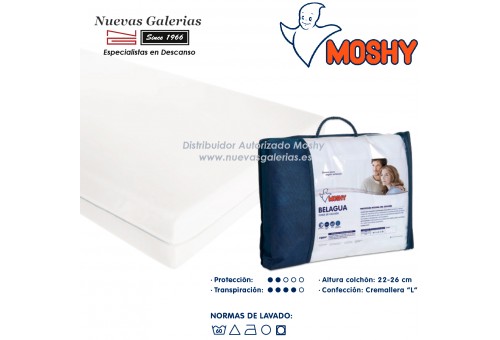 Moshy Matratzenbezug 100% elastischer | Belagua