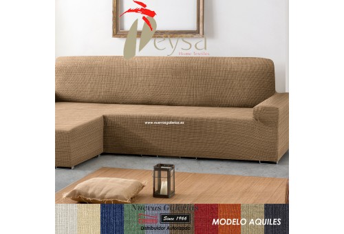 Eysa Bielastische Schoner für Sofa mit Ottomane | Aquiles