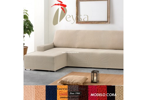 Housse de Chaise Longue Eysa Bielastic | Cora