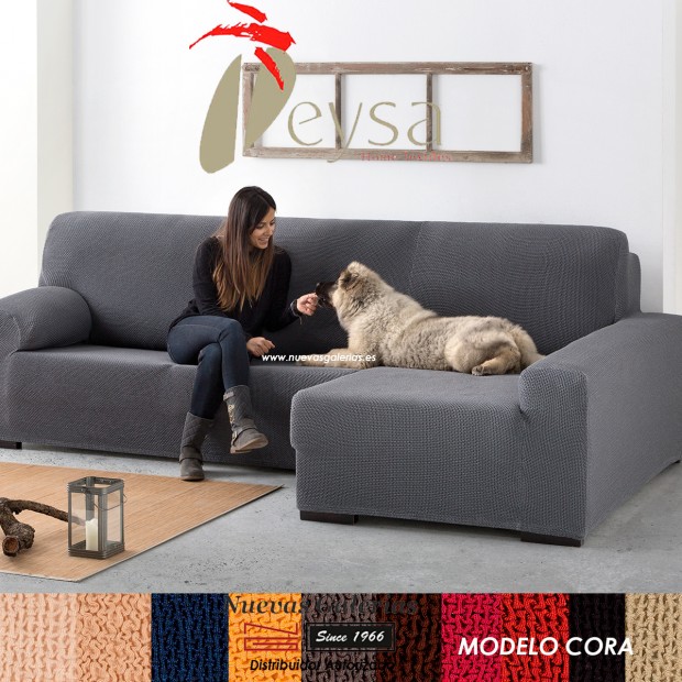 Housse de Chaise Longue Eysa Bielastic | Cora