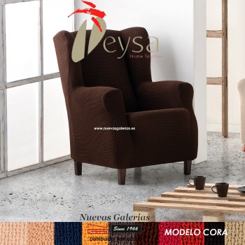 Eysa elastisch sofa überwurf ohrensessel | Cora