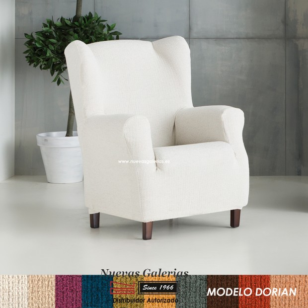 Eysa Elastic Wing Chair Sofa Cover | Dorian