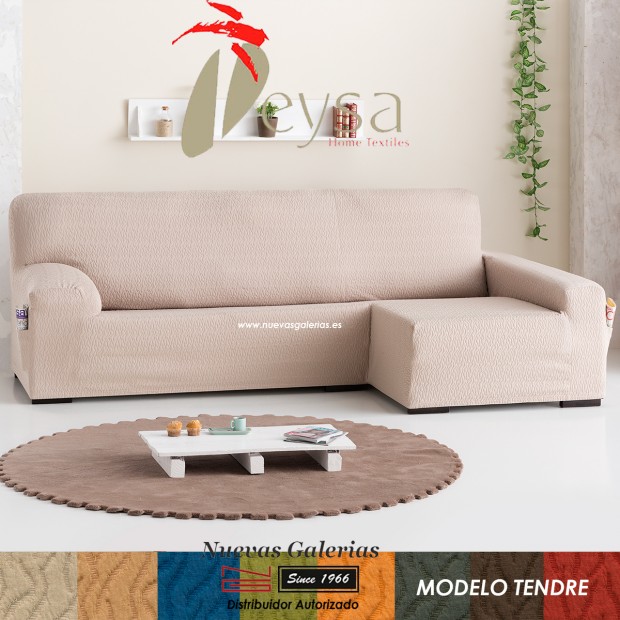 Copridivano Eysa Bielastico Chaise Longue| Tendre