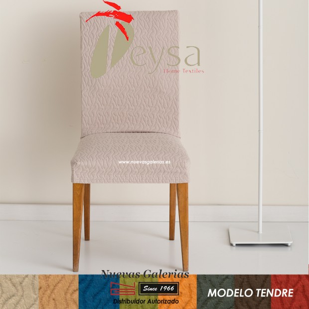 Eysa Strechhusse für Stühle ohne Rückenlehne - Zweier Set | Tendre