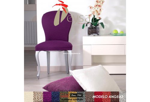 Eysa Strechhusse für Stühle ohne Rückenlehne - Zweier Set | Angelo