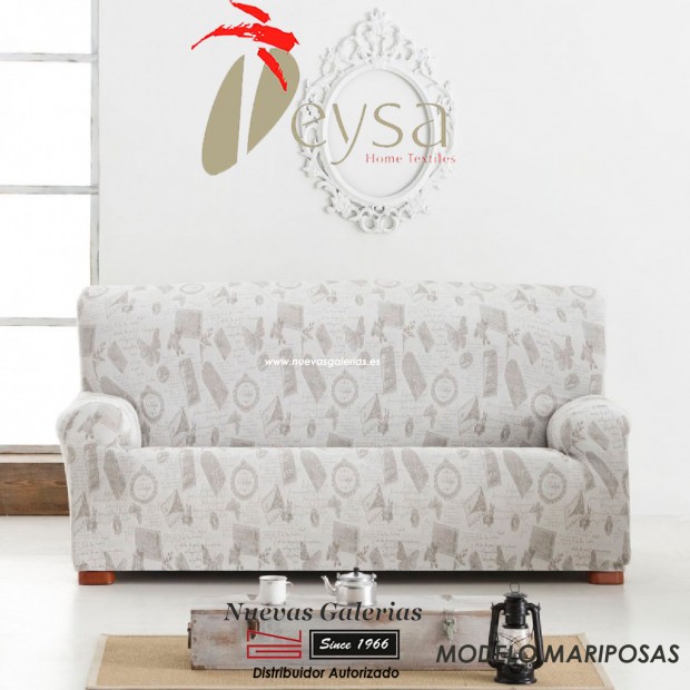 Eysa Elastic sofa cover | Graffiti Mariposas