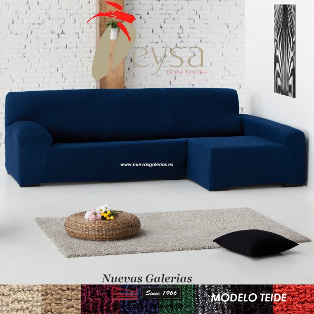 Eysa Bielastische Schoner für Sofa mit Ottomane | Teide