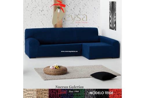 Eysa Bielastic sofa cover Chaise Longue| Teide