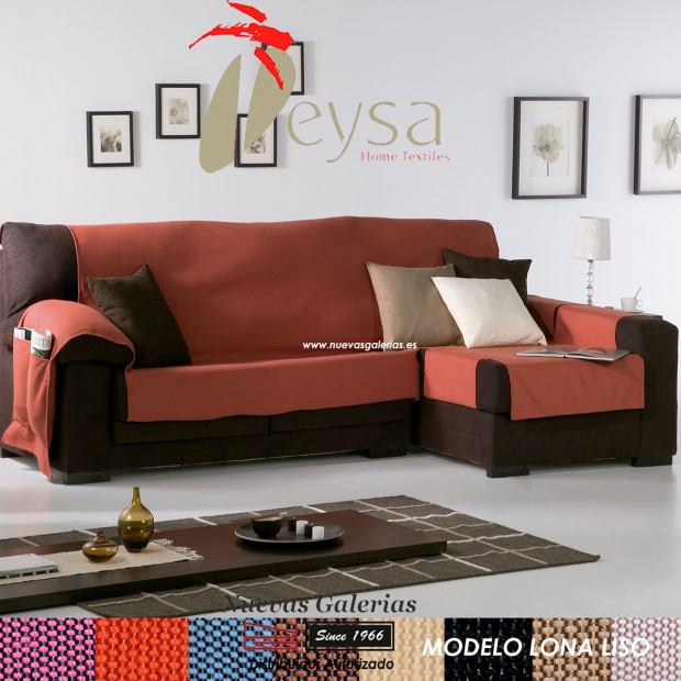 Eysa Practica sofa cover Chaise Longue| Lona Liso