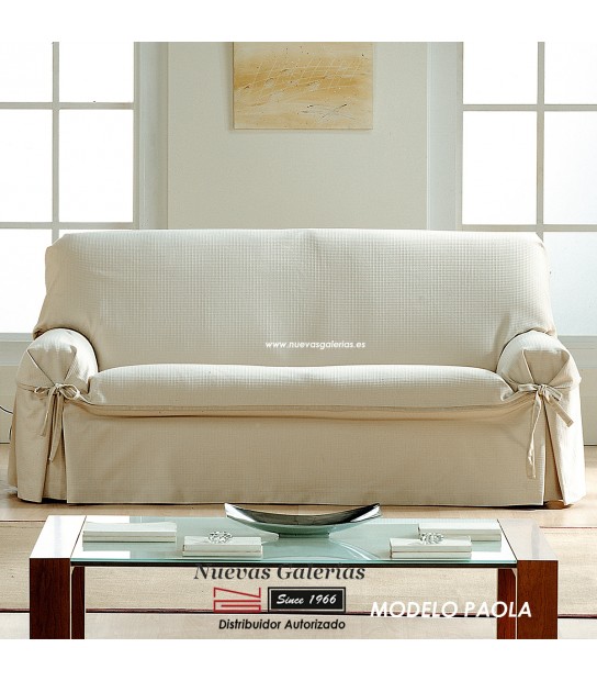 Eysa Aquiles elastisch Sofa überwurf 2 sitzer Farbe 07-braun Polyester-Baumwolle 37 x 29 x 7 cm