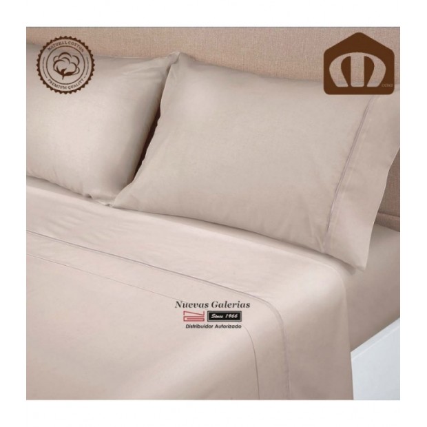 Manterol Manterol Sheet Set - Exclusive Beig 400 threads - 1 Manterol Sheet Set - Exclusive Beig. 100% combed cotton Satin of 40