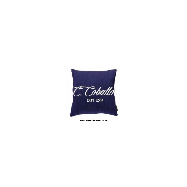 Manterol Cushion Cobalto 001-22 Manterol - 1 Cobalt cushion | Manterol - Cushion of uniform color and with reliefs in various si