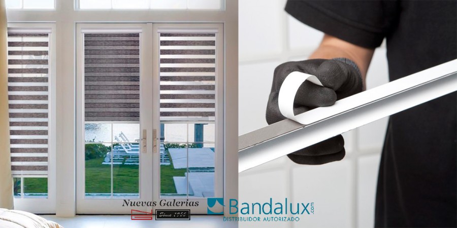 Tende a Rullo notte&giorno adesivo Fit Neolux ® | Bandalux