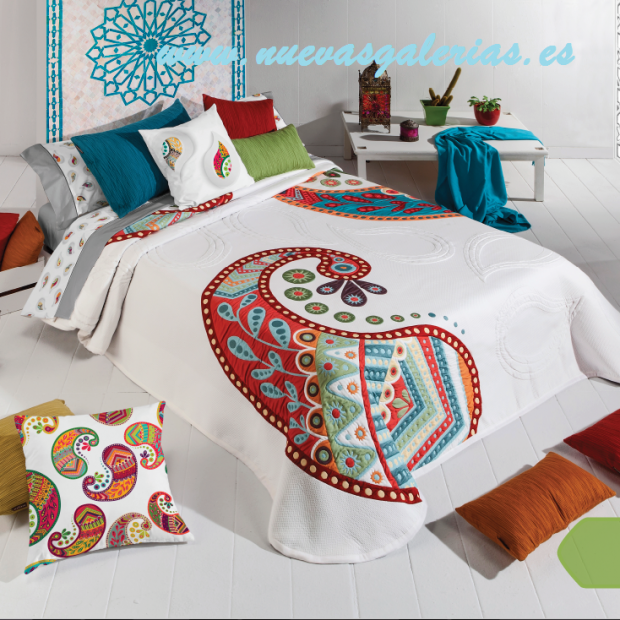 Manterol Manterol Bedcover | Oriente 608-15 - 1 Oriental Quilt 608-15 | Manterol - Jacquard quilt of high range and intermediate