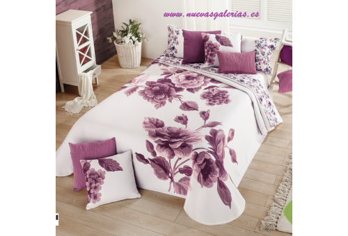 Manterol Colcha Flora 770-14 | Manterol - 1 Colcha Flora 770-14&nbsp;| Manterol&nbsp;-&nbsp;Colcha Jacquard de gama alta y grosor intermedio id