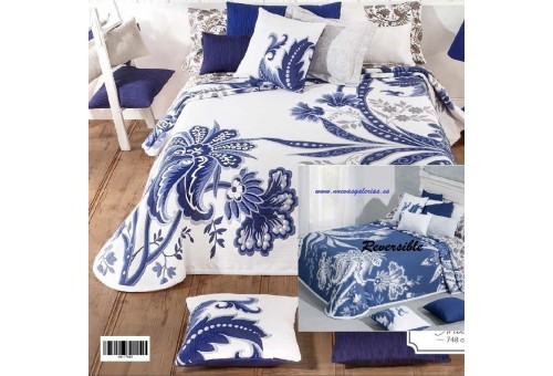 Manterol Copriletto Trapuntato Manterol | India 748-08 - 1 Copriletto reversibile India 748-08 | Manterol - Trapunta jacquard di