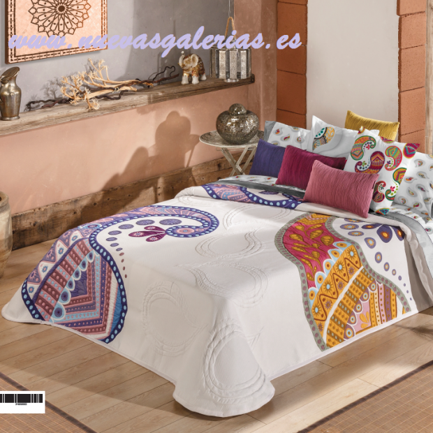 Manterol Manterol Bedcover | Oriente 608-08 - 1 Oriental quilt 608-08 | Manterol - Jacquard quilt of high range and intermediate